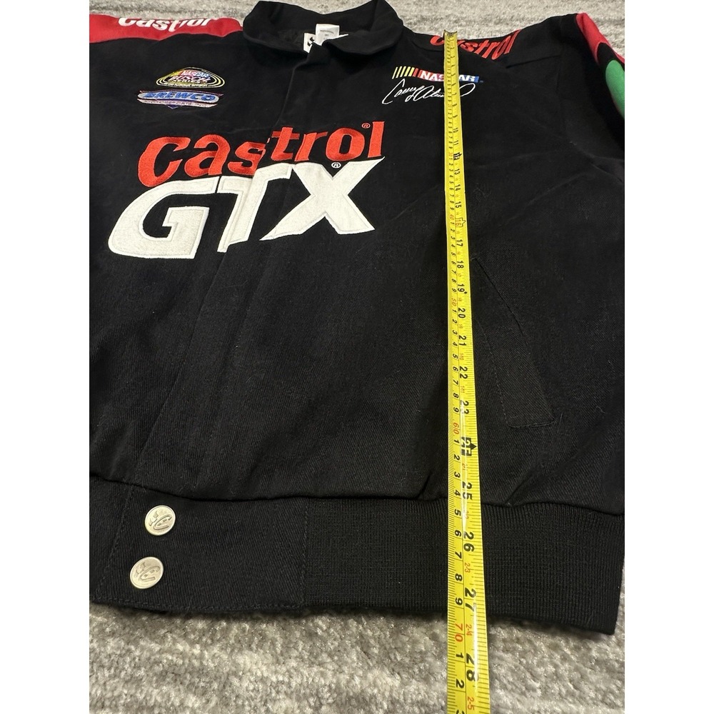Vintage Castrol GTX Casey Atwood RNHRA  Racing Jacket Men's L‎ 90s NASCAR - Picture 7 of 12